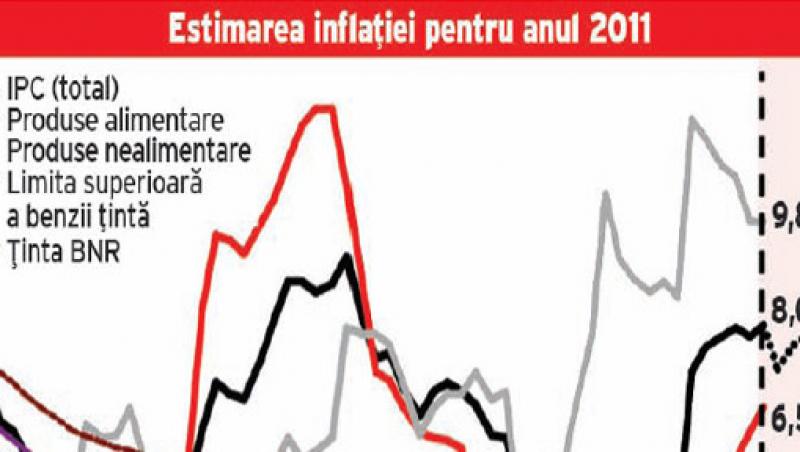Analisti: Rata anuala a inflatiei a scazut in ianuarie la 6,6%-7%