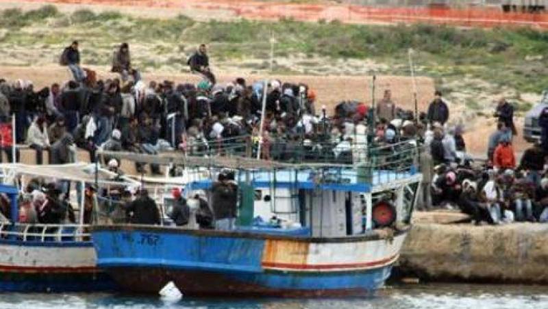 Italia: Stare de urgenta umanitara din cauza imigrantilor tunisieni