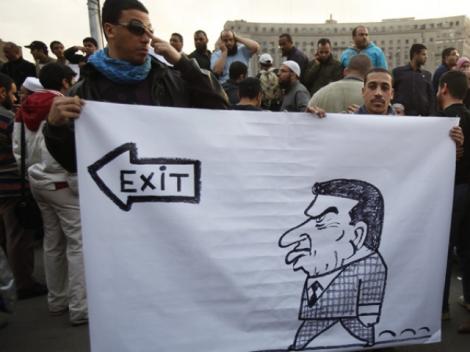 Occidentul saluta demisia lui Mubarak