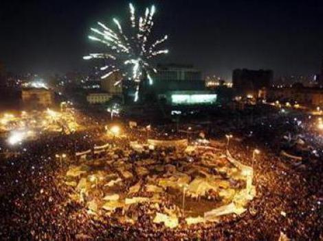 "Fiesta" in Egipt! Plecarea lui Mubarak, sarbatorita cu focuri de artificii