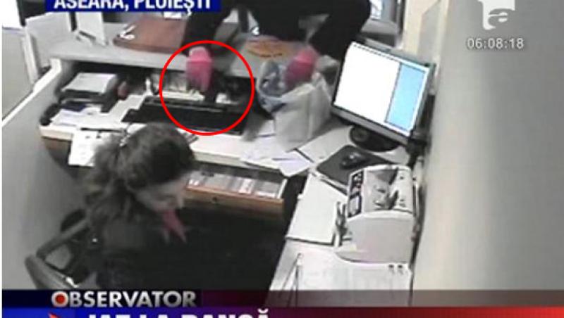 VIDEO! Jaf armat la o banca din Ploiesti