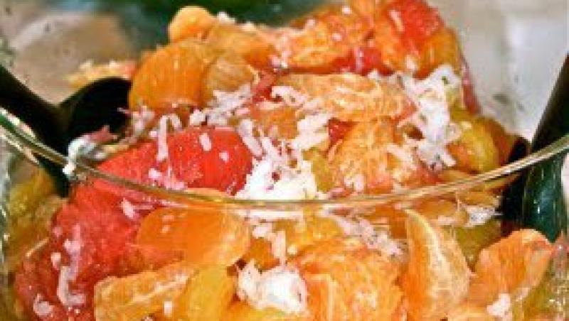 VIDEO! Reteta: salata dulce de grapefruit