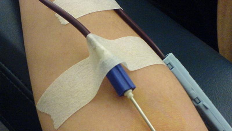 Numarul donatorilor de sange in Romania, in continua scadere