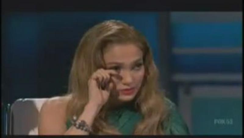 VIDEO! Jennifer Lopez a izbucnit in plans la American Idol