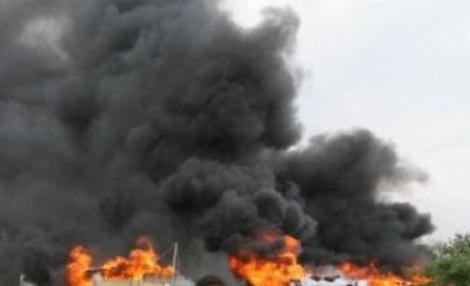 Incendiu la o biserica din Ilfov: O persoana a fost ranita