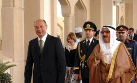 Basescu a participat la sarbatorirea a 50 de ani de la independenta Kuweit-ului