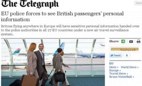 The Telegraph: Britanicii se tem ca datele lor personale vor ajunge pe mana politistilor romani corupti