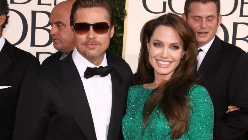 Brad Pitt a plecat in Franta fara Angelina
