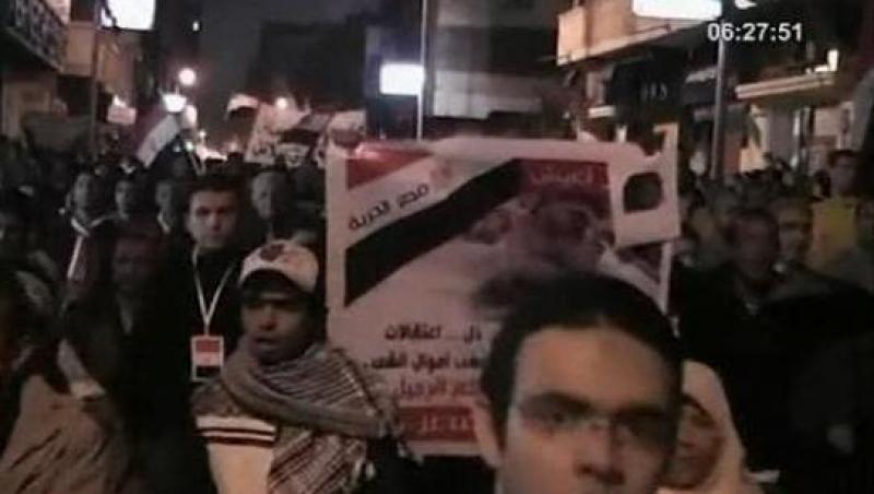 VIDEO! Egiptenii nu renunta la proteste