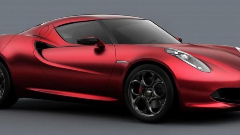 Geneva 2011: Alfa Romeo 4C Concept - motor central si propulsie