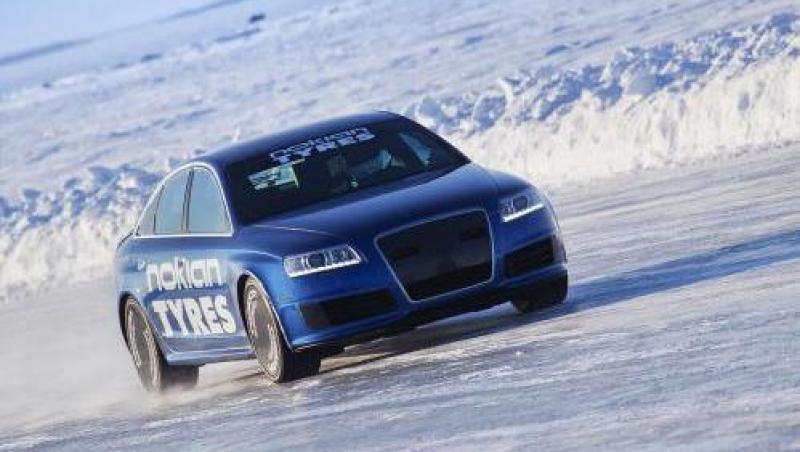 Audi RS6 & Nokian - Nou record de viteza pe gheata: 331,61 km/h!