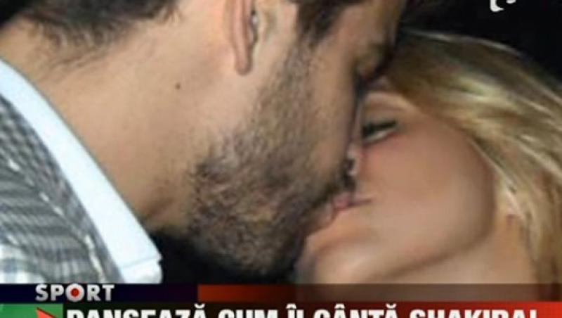 VIDEO! Shakira si Pique s-au sarutat in vazul lumii!