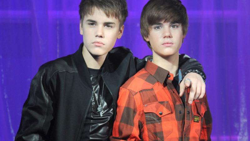 VIDEO! Justin Bieber s-a intalnit cu el insusi la muzeul de ceara Madame Tussaud