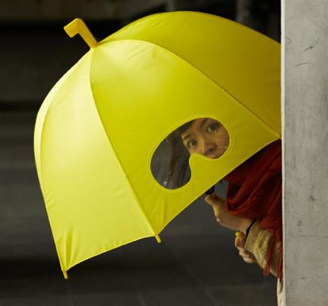 Goggles Umbrella - design inedit pentru zile ploioase