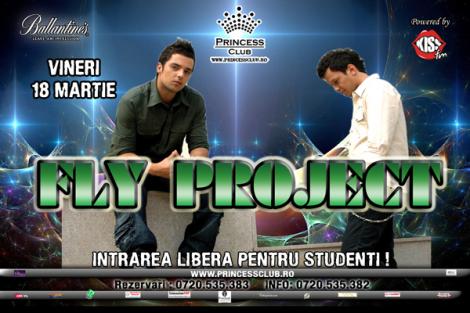Fly Project canta live, in premiera, cel mai nou hit al sau, in club Princess!