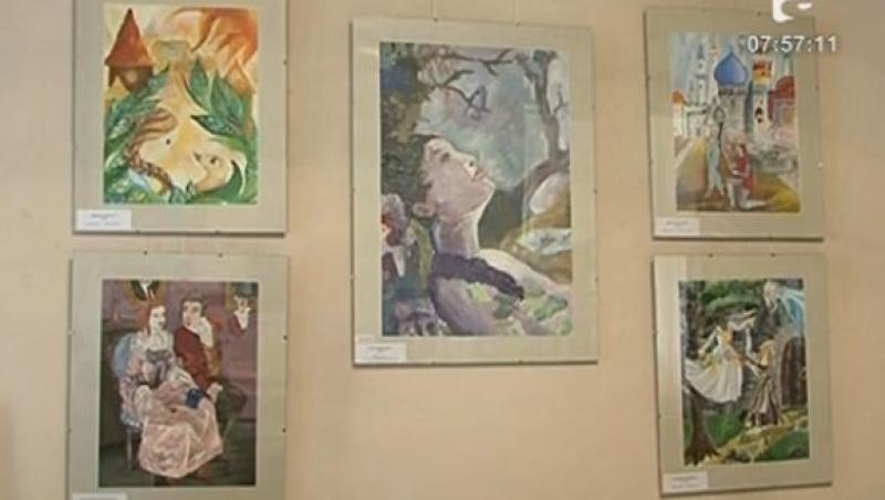 VIDEO! Picturile tinerilor artisti, expuse la vernisajul 