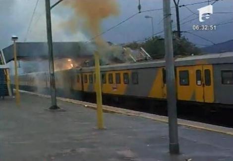 VIDEO! Vezi cum arata un tren "curentat"!
