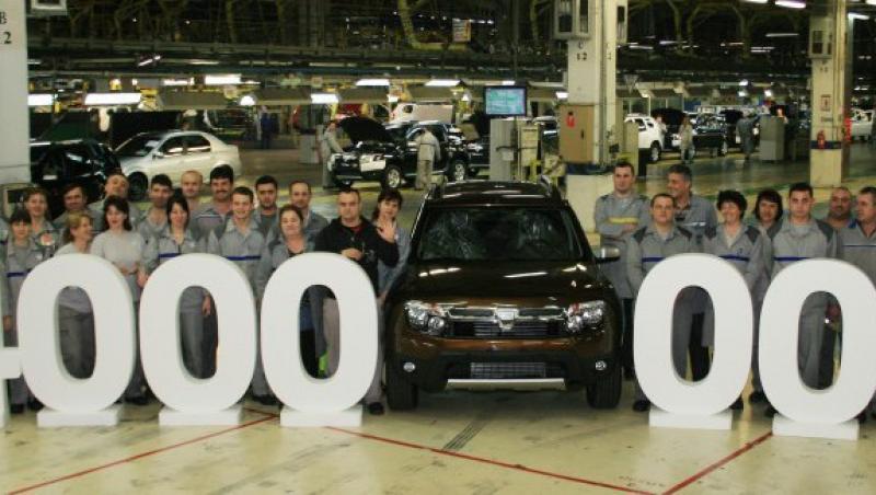VIDEO! Record: Dacia cu numarul 4.000.000