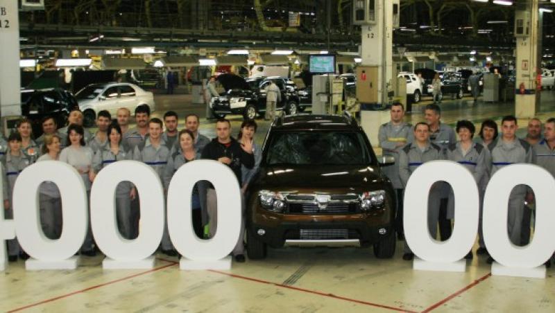 VIDEO! Record: Dacia cu numarul 4.000.000