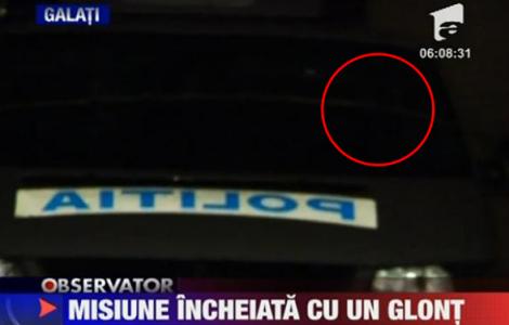 VIDEO! Galati: Un politist s-a impuscat in cap cu arma din dotare