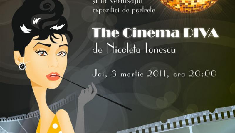 The Cinema DIVA – vernisaj Nicoleta Ionescu in Fourteen Bar