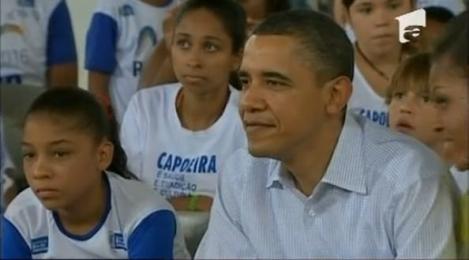 Barack Obama a vizitat Rio de Janeiro impreuna cu familia