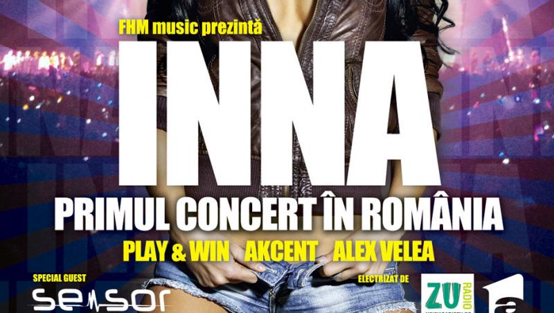Nu rata primul concert INNA in Romania! Vezi detalii!