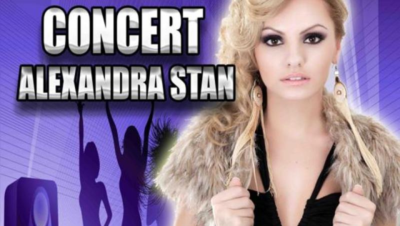 Alexandra Stan va concerta in premiera in Regie, inainte de a pleca in Canada !
