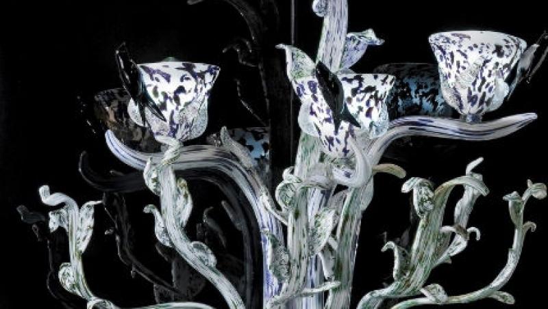 FOTO! Abordare moderna a sticlei de Murano