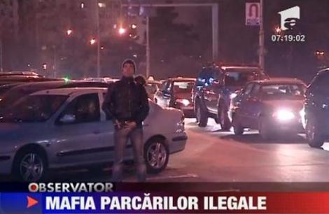 CAMERA ASCUNSA! Mafia parcarilor ilegale in Bucuresti