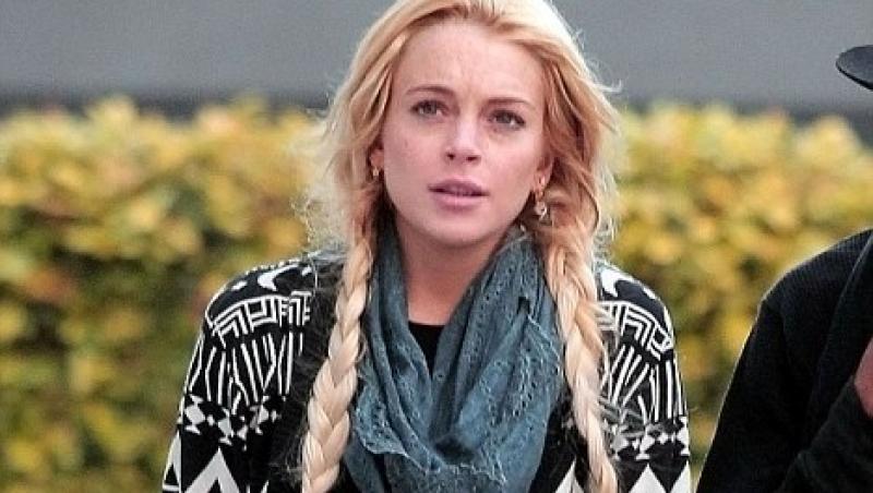 FOTO! Lindsay Lohan, fara machiaj