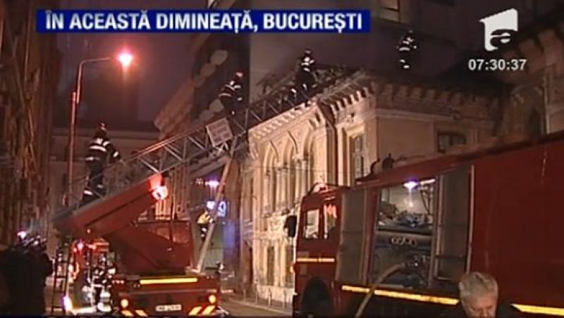 VIDEO! Incendiu langa un hotel din centrul Bucurestiului!