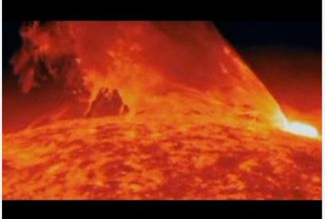 VIDEO! Uite cum a aratat explozia solara!