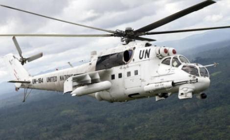 Elicopter ONU atacat in spatiul aerian al Coastei de Fildes