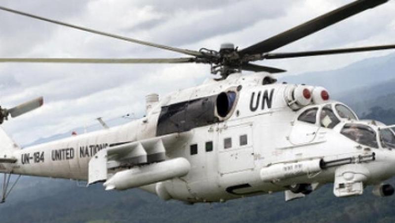 Elicopter ONU atacat in spatiul aerian al Coastei de Fildes