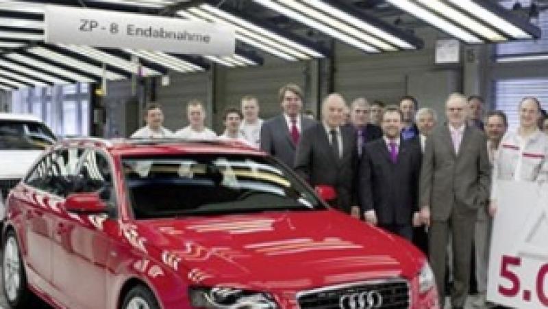 Audi A4 sufla in tortul cu cinci milioane de lumanari