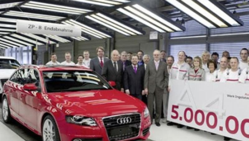 Audi A4 sufla in tortul cu cinci milioane de lumanari