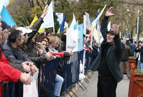 Sfantu Gheorghe: Sute de sindicalisti protesteaza fata de noul Cod al Muncii