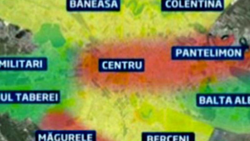 Harta seismica a Bucurestiului. Vezi cartierele expuse in caz de cutremur!