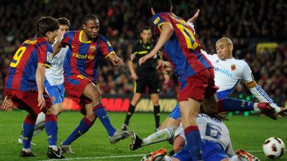 FC Barcelona - Zaragoza 1-0/ Catalanii s-au distantat la 10 puncte in fata Realului