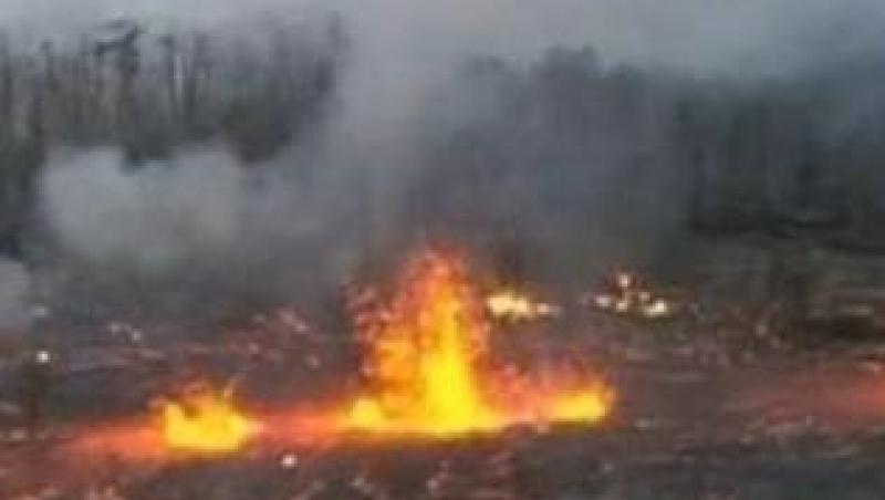 VIDEO! Spectacol exploziv in Hawaii! Vulcanul Kilauea a erupt!