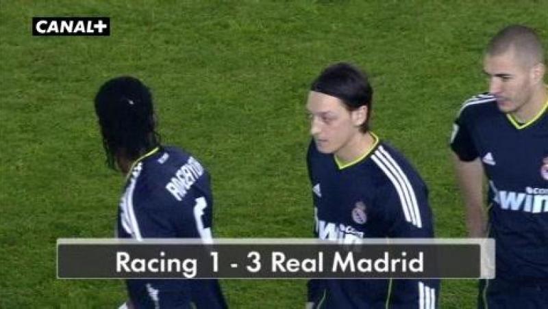 Real Madrid trece de Racing Santander, scor 3-1