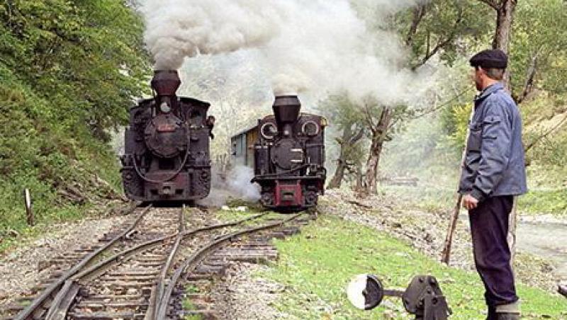 Hotii de fier vechi au furat calea ferata pe care circula Mocanita