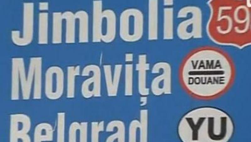 VIDEO! Timisoara: Un indicator vechi inca arata drumul catre Iugoslavia