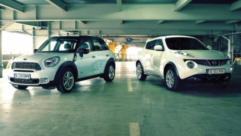 Test comparativ: Nissan Juke vs. MINI Countryman