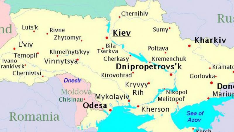 Oficial de la Kiev: Rusia, Romania, Polonia si Turcia vor imparti intre ele teritoriul Ucrainei
