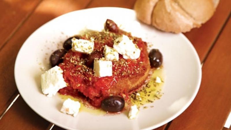 Reteta pentru micul dejun: dakos (bruschette grecesti)
