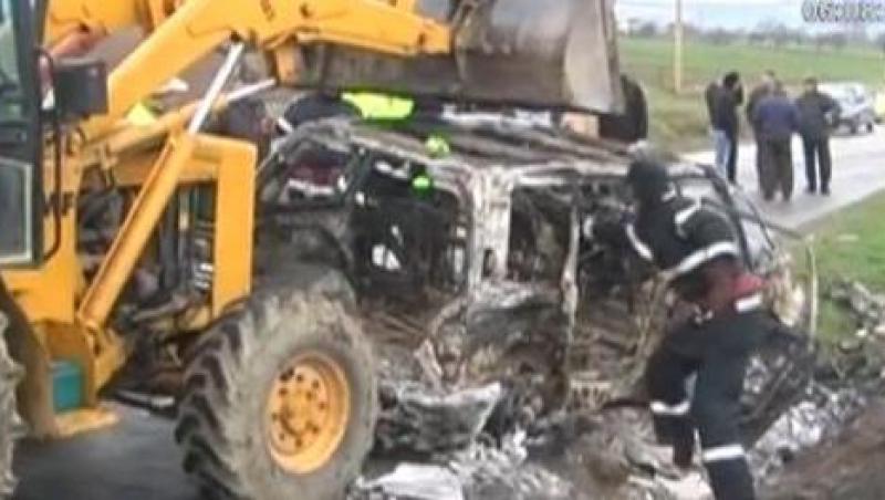 Soferul care a accidentat mortal si a ars doi tineri din Neamt a fost prins