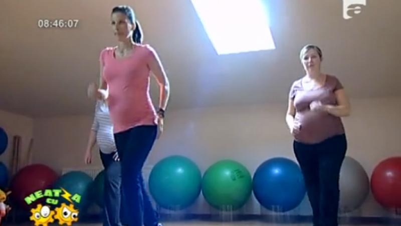 VIDEO! Exercitii fizice pentru gravide