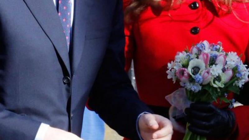 Printul William cu Kate Middleton in mijlocul fanilor